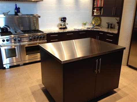 can youmake a stainless steel top for cabinet|are stainless steel countertops good.